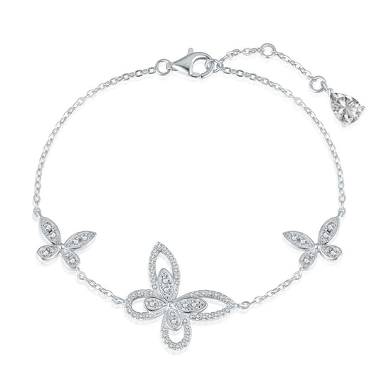 [Manual]Delicate Butterfly Pendant Bracelet
