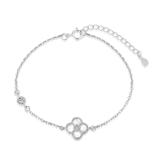 [Manual]Delicate Four Leaf Clover Bracelet