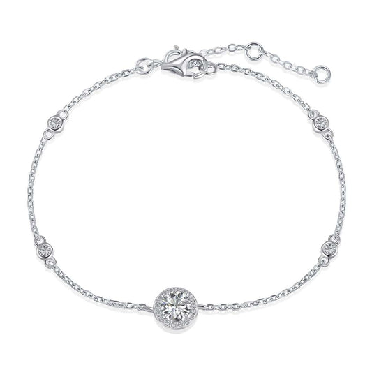[Manual]Dazzling Round Cut Shape Bracelet