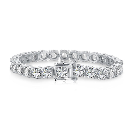 [Manual]0.75 Carat Dazzling Round Cut Wedding Bracelet