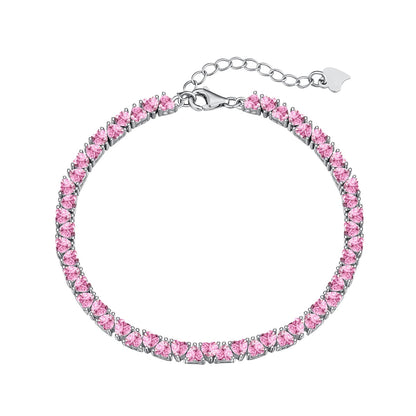 [Manual]Dazzling Romantic Heart Shape Lover Bracelet