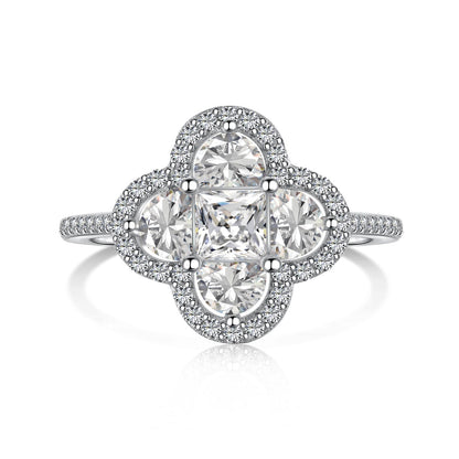 [Manual]Luxurious Eternity Flower Shape Banquet Ring