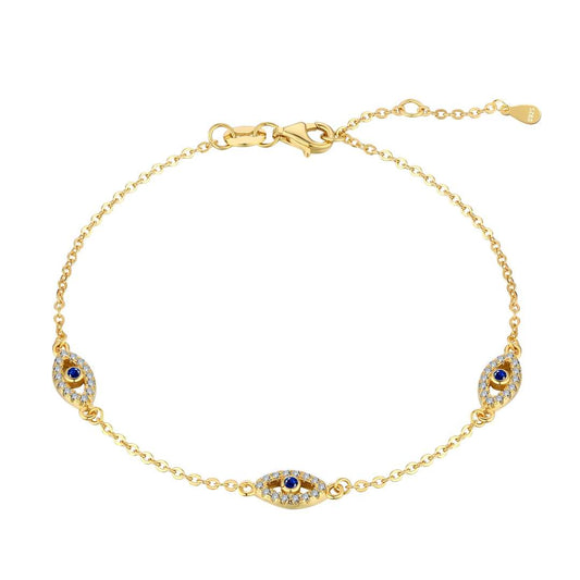 [Manual]Evil Eye Shape Pendent Necklace