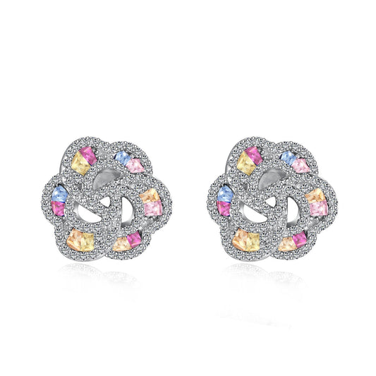 [Manual]Exquisite Flower Shape Daily Earrings