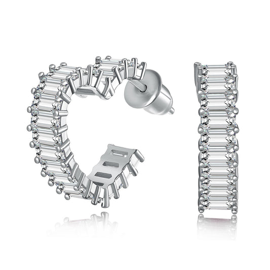 [Manual]Radiant Heart Cutout Earrings