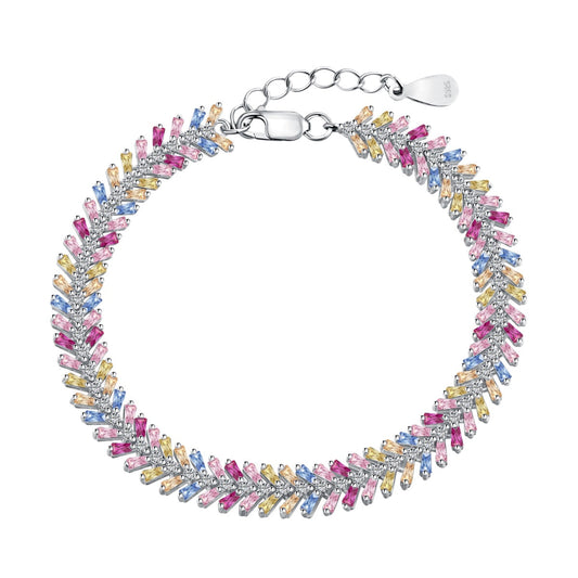 [Manual]Dainty Radiant Emerald Cut Daily Bracelet
