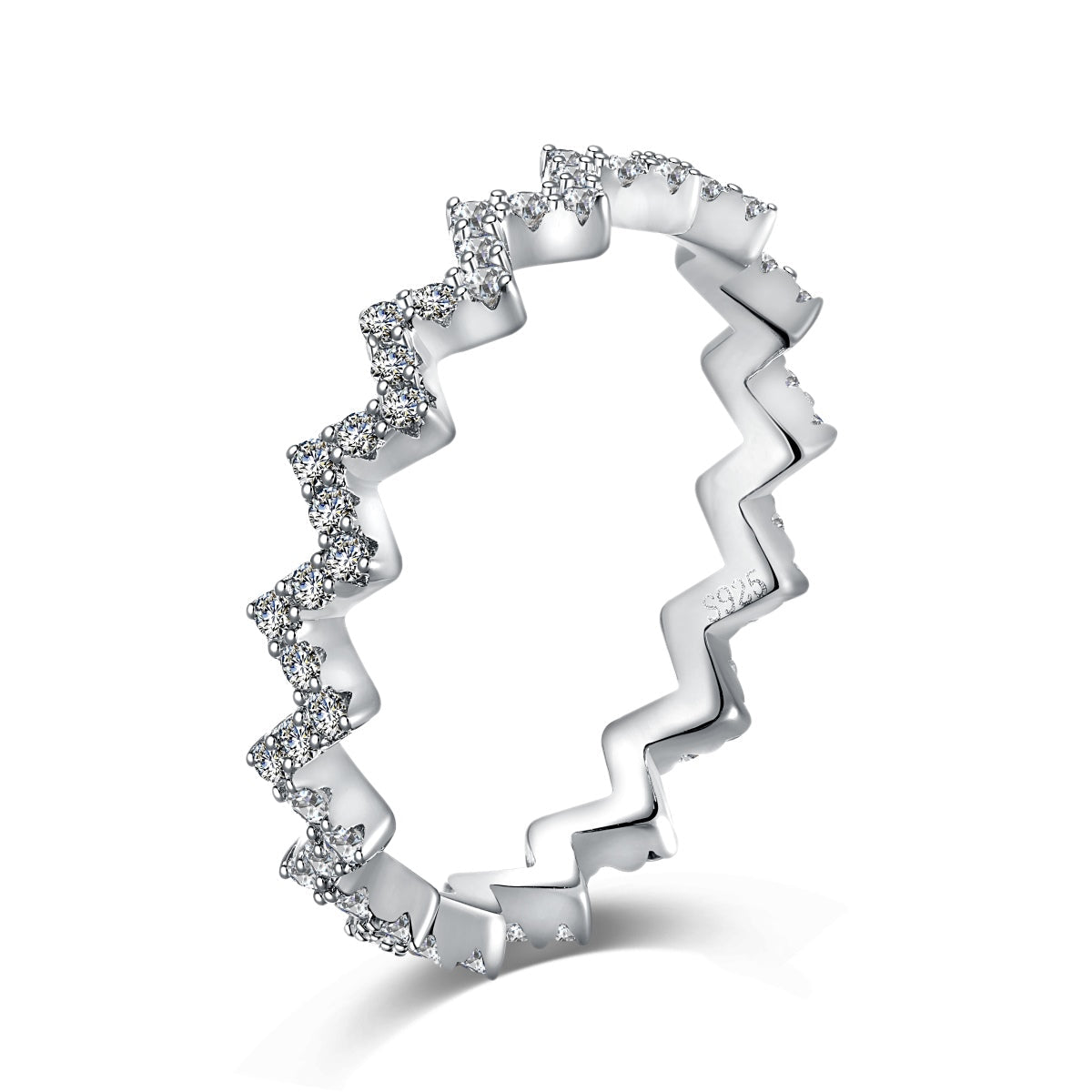 [Manual]Delicate Enchanting Wave Shape Daily Ring