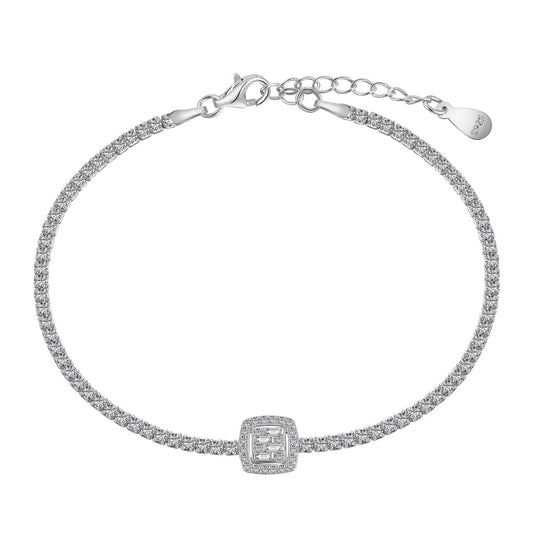 [Manual]Luxurious Dazzling Square Shape Banquet Bracelet