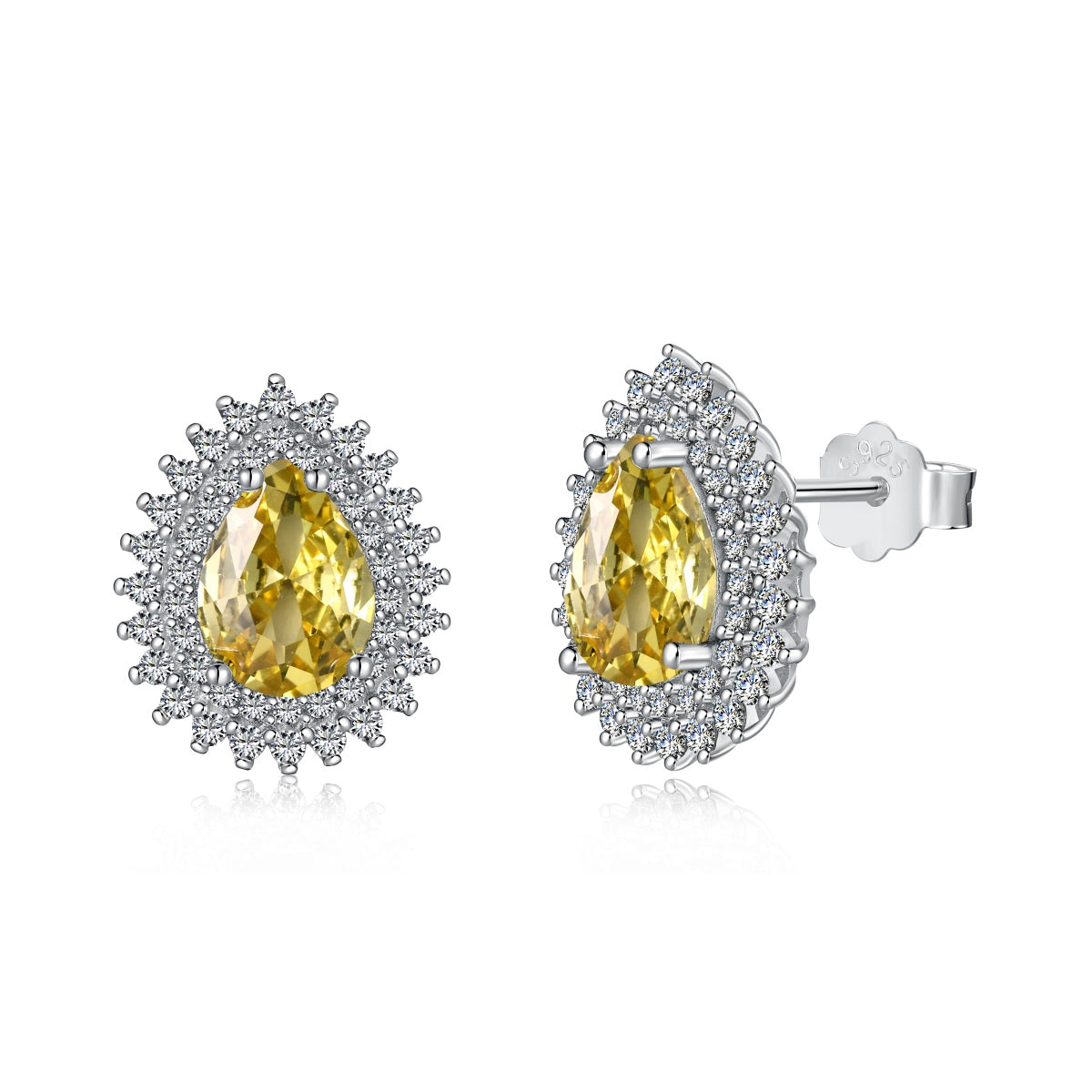 [Manual]Delicate Gorgeous Pear Cut Daily Earrings