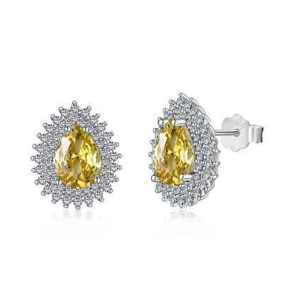 [Manual]Delicate Gorgeous Pear Cut Daily Earrings