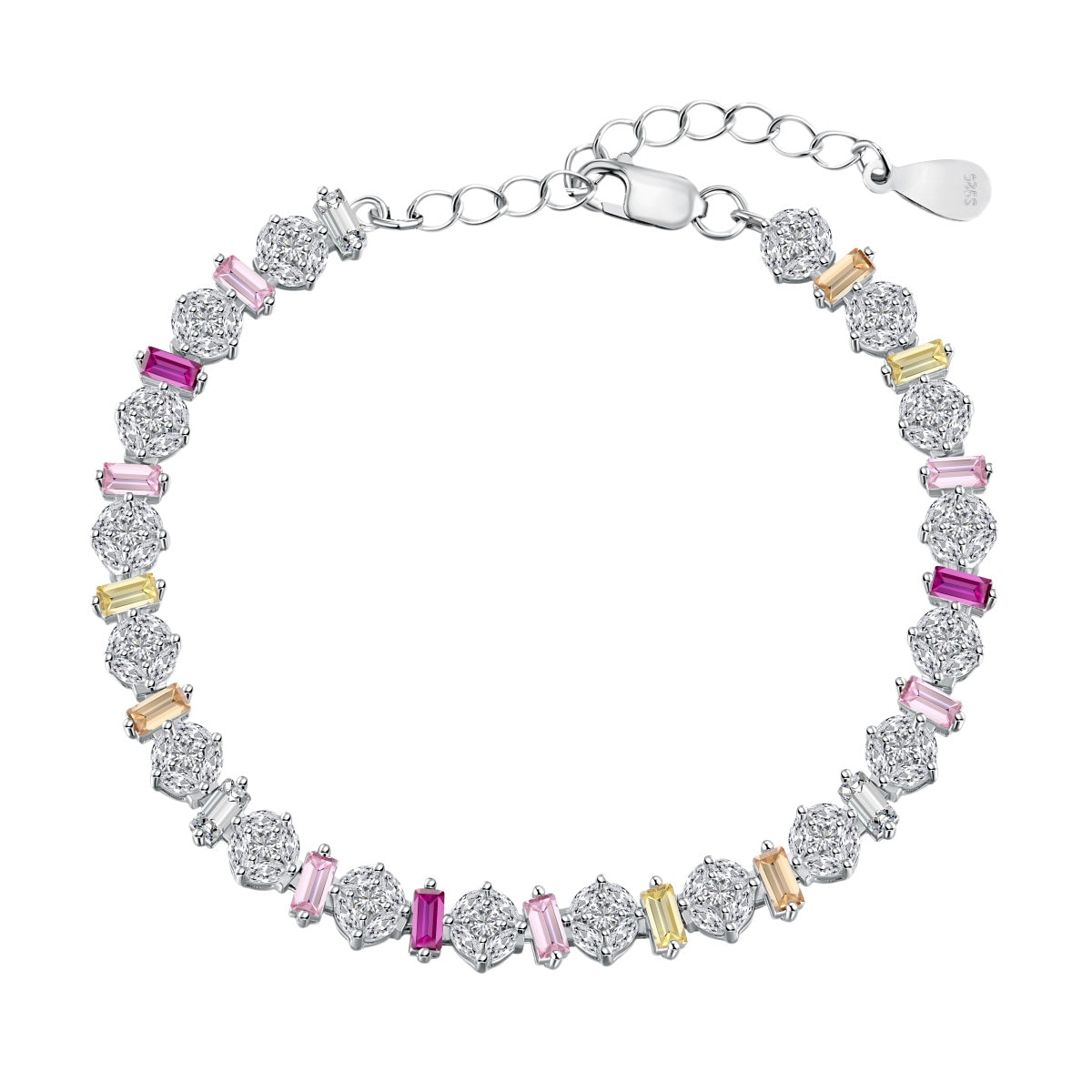 [Manual]Radiant Colorful Round Shape Daily Bracelet