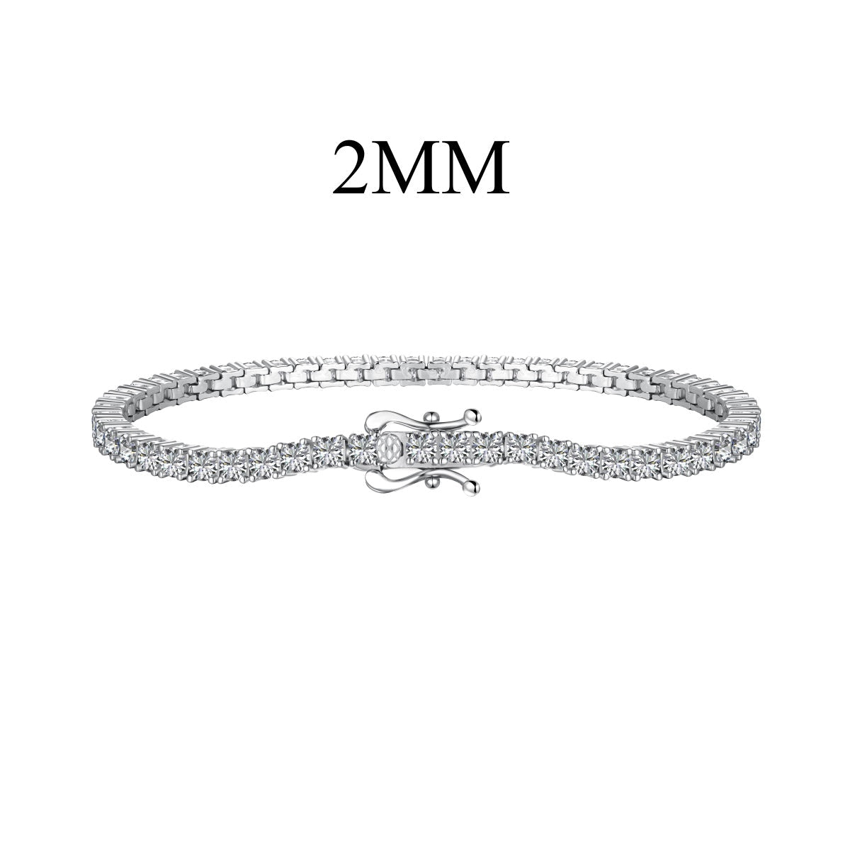 [Manual]Dazzling Exquisite Round Cut Daily Bracelet