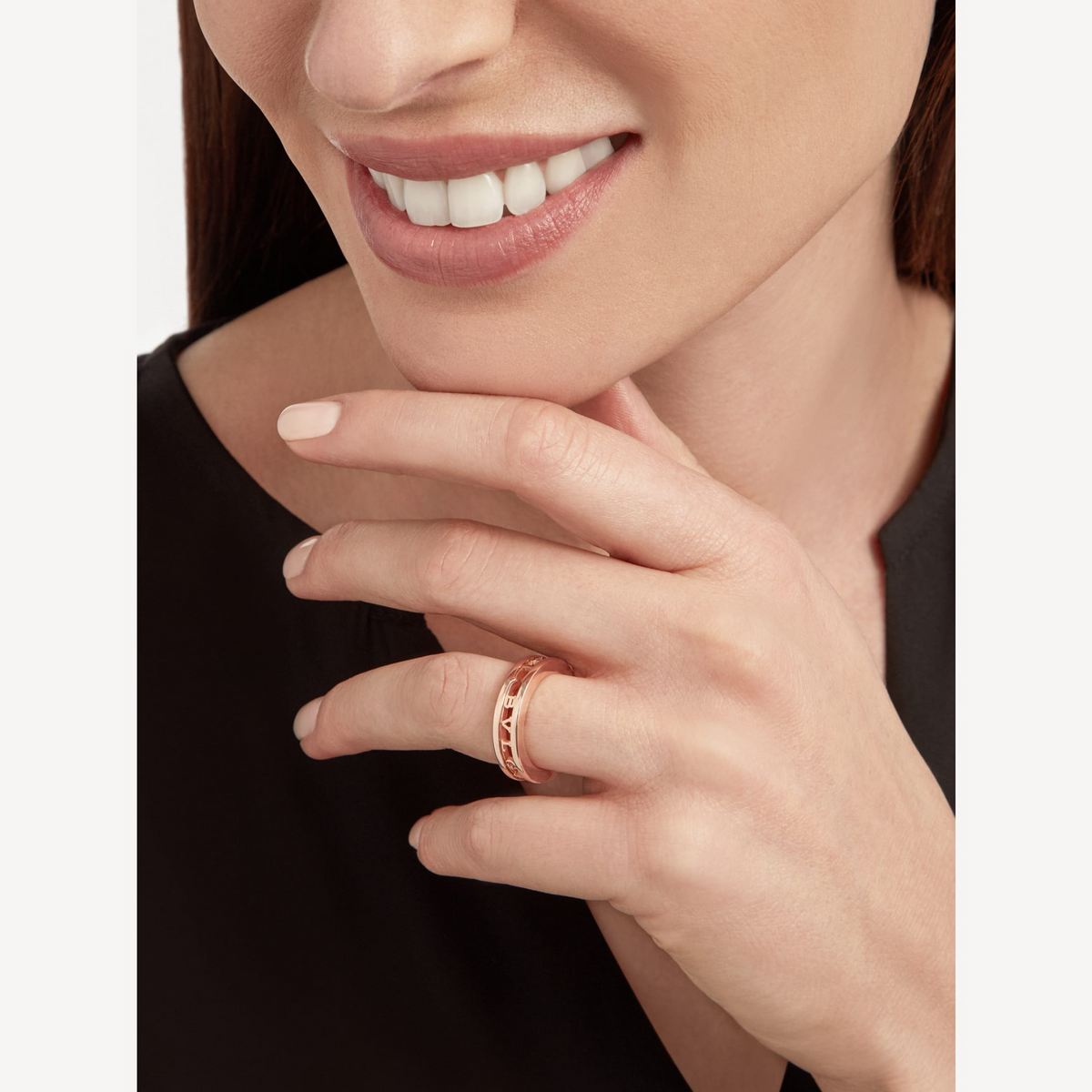 [⭐⭐JeweliWhal]ZERO 1 ONE-BAND WITH OPENWORK LOGO SPIRAL RING