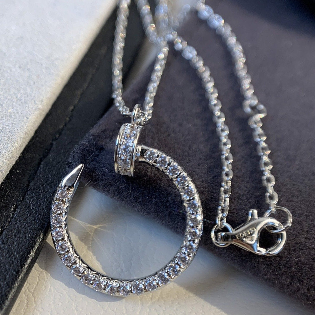 [⭐⭐JeweliWhal]JUSTE ネックレス シルバー ダイヤモンド