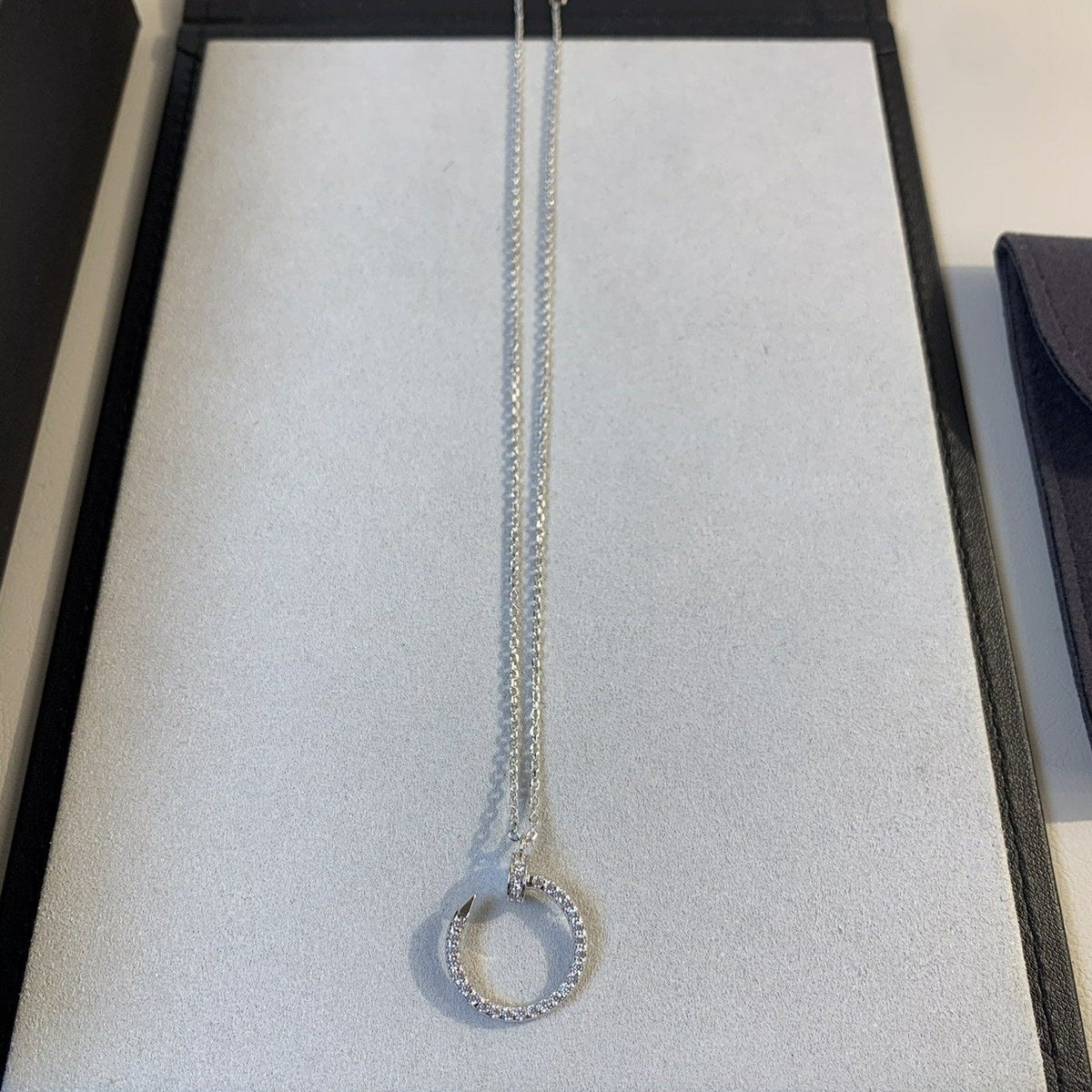 [⭐⭐JeweliWhal]JUSTE ネックレス シルバー ダイヤモンド