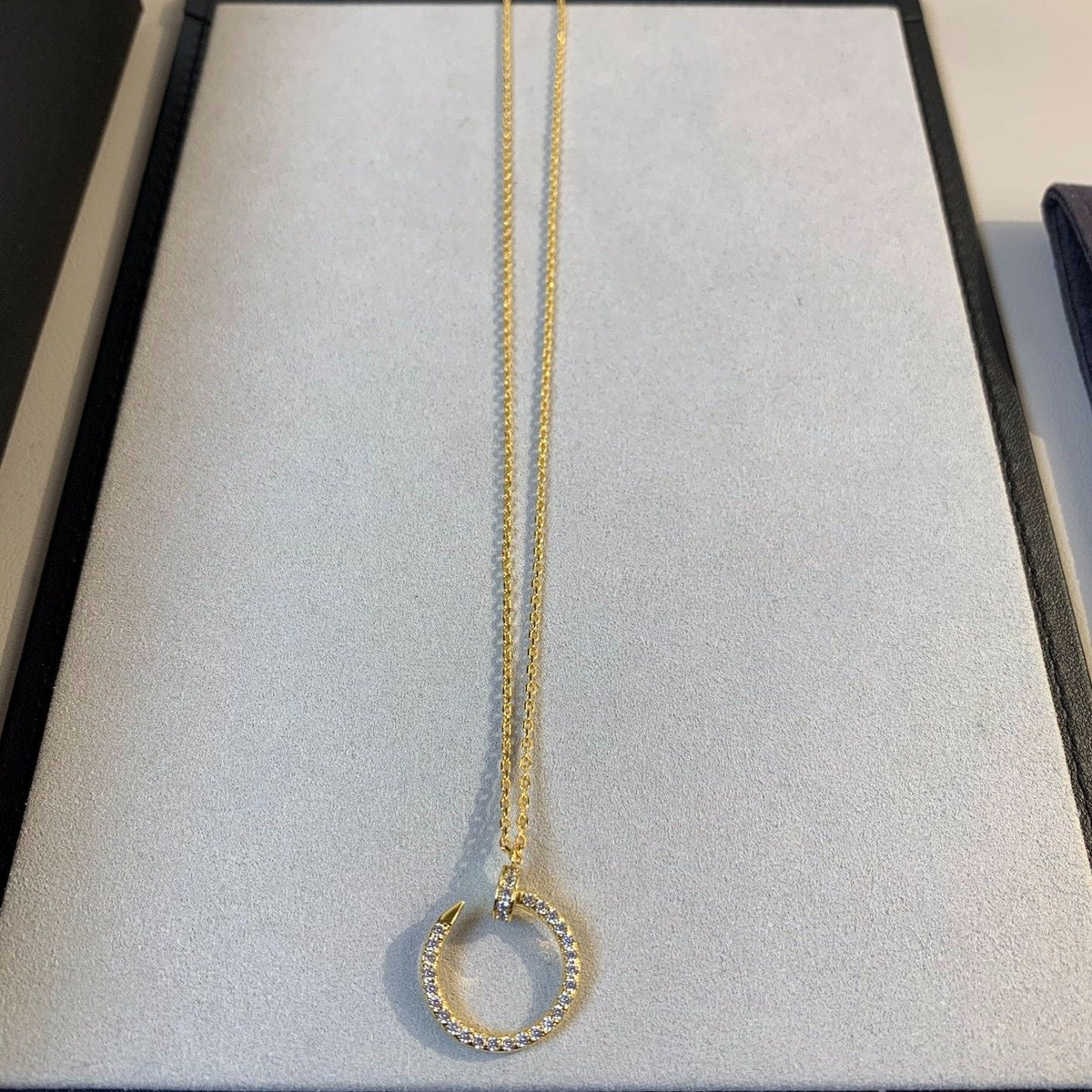 [⭐⭐JeweliWhal]JUSTE NECKLACE GOLD DIAMONDS