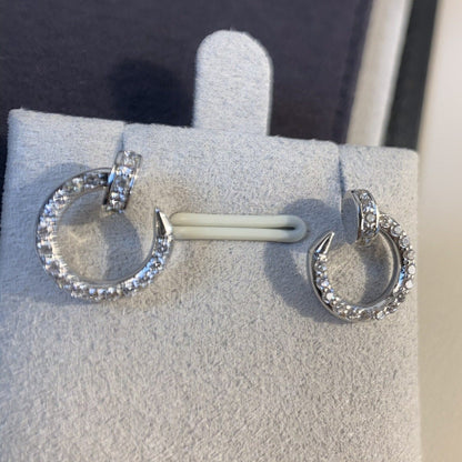 [⭐⭐JeweliWhal]JUSTE EARRINGS SILVER DIAMONDS
