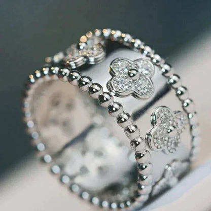 [⭐⭐JeweliWhal]CLOVER KALEIDOSCOPE RING 10MM