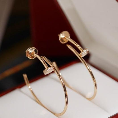 [⭐⭐JeweliWhal]JUSTE EARRINGS DIAMONDS 1.8MM