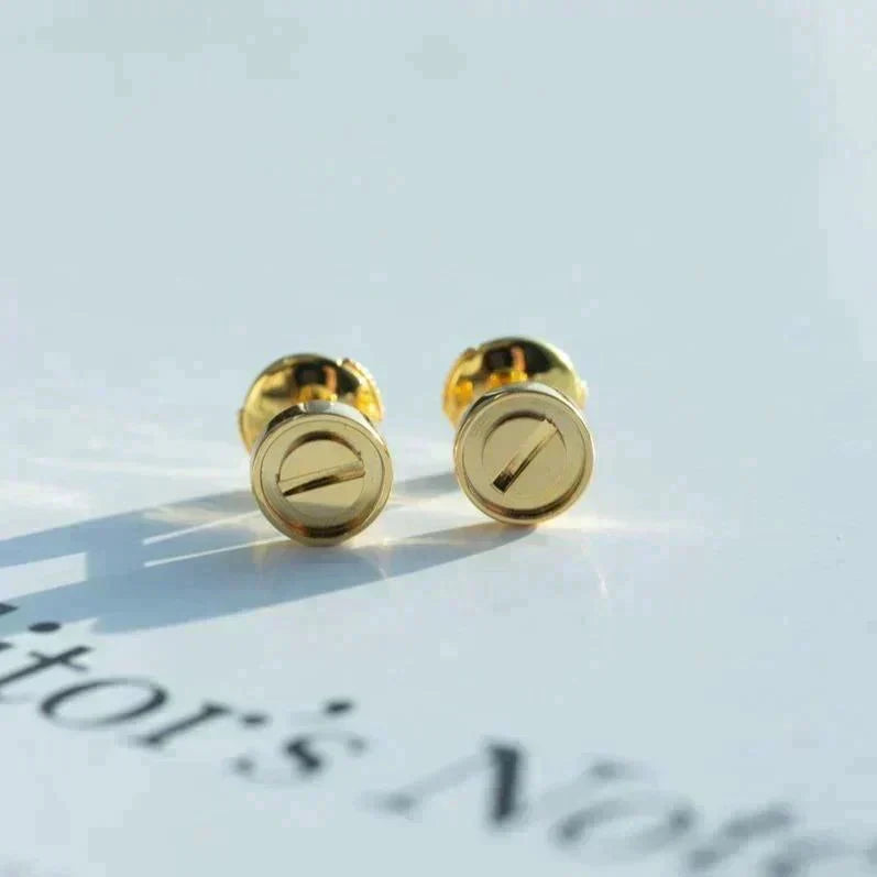 [⭐⭐JeweliWhal]LOVE EARRINGS GOLD 10MM