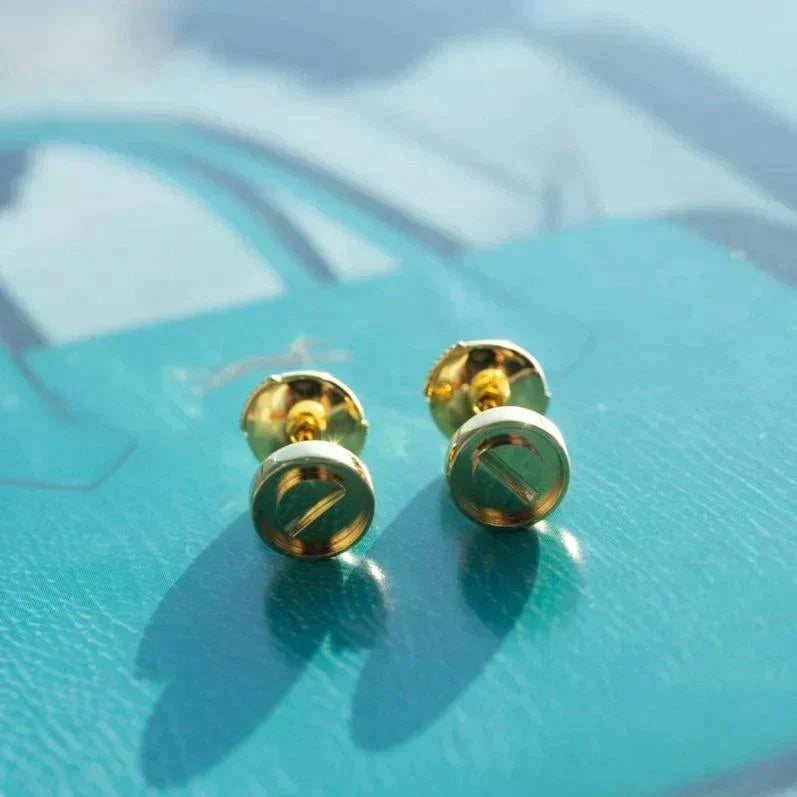 [⭐⭐JeweliWhal]LOVE EARRINGS GOLD 10MM