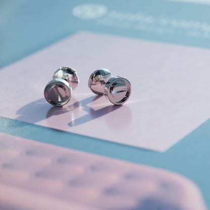 [⭐⭐JeweliWhal]LOVEピアス シルバー 10mm