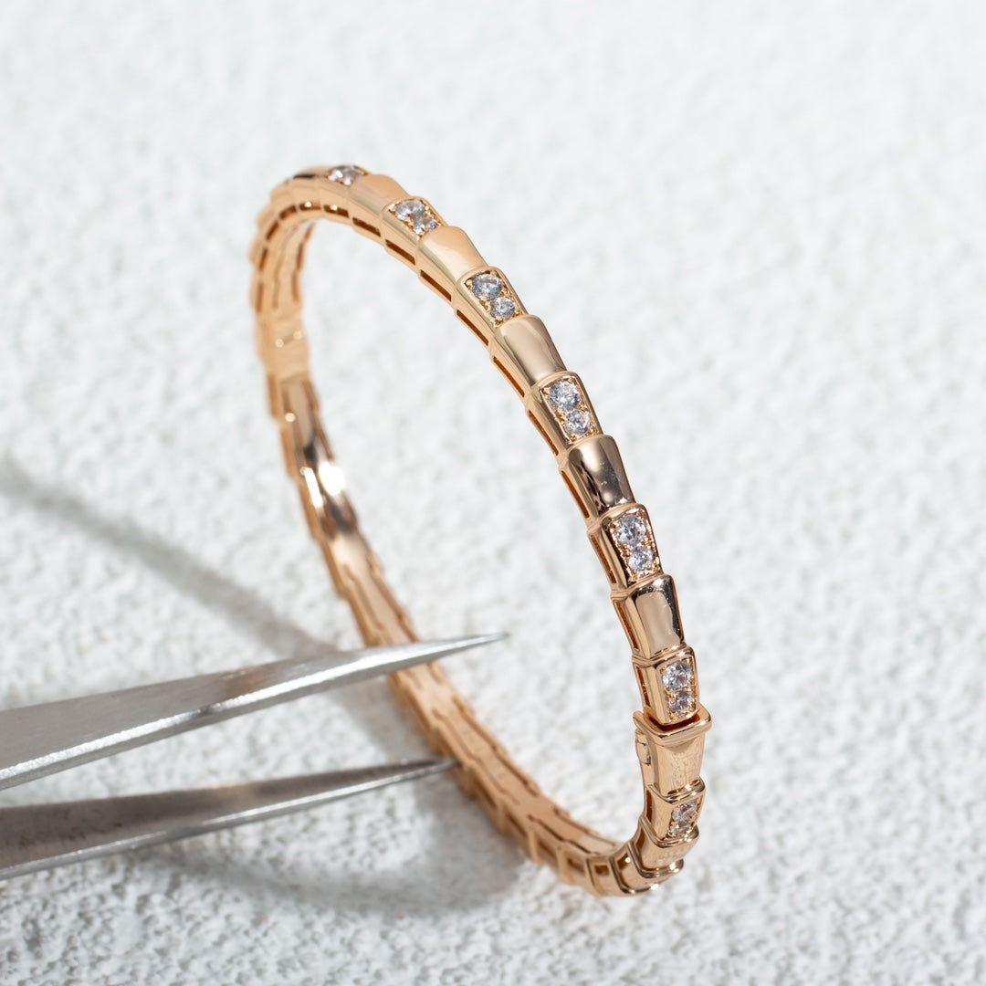 [⭐⭐JeweliWhal]SERPENTI BRACELET PINK GOLD DIAMOND