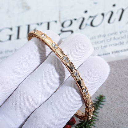 [⭐⭐JeweliWhal]SERPENTI BRACELET PINK GOLD DIAMOND