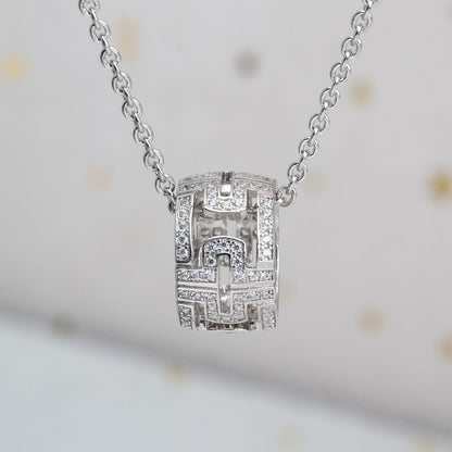 [⭐⭐JeweliWhal]PARENTESI NECKLACE SILVER DIAMOND