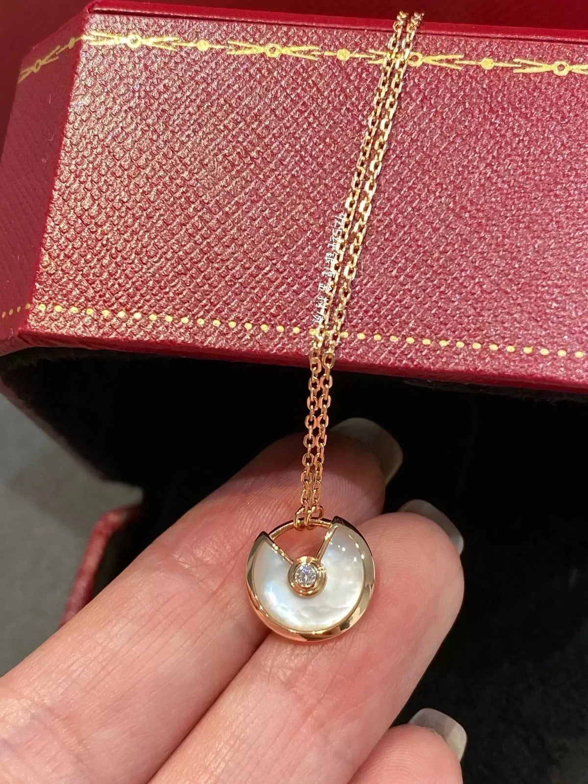 [⭐⭐JeweliWhal]AMULETTE ROSE GOLD MOP NECKLACE