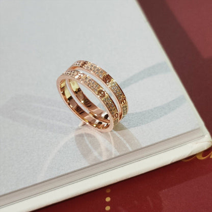 [⭐⭐JeweliWhal]LOVE RING 2.65MM DIAMOND