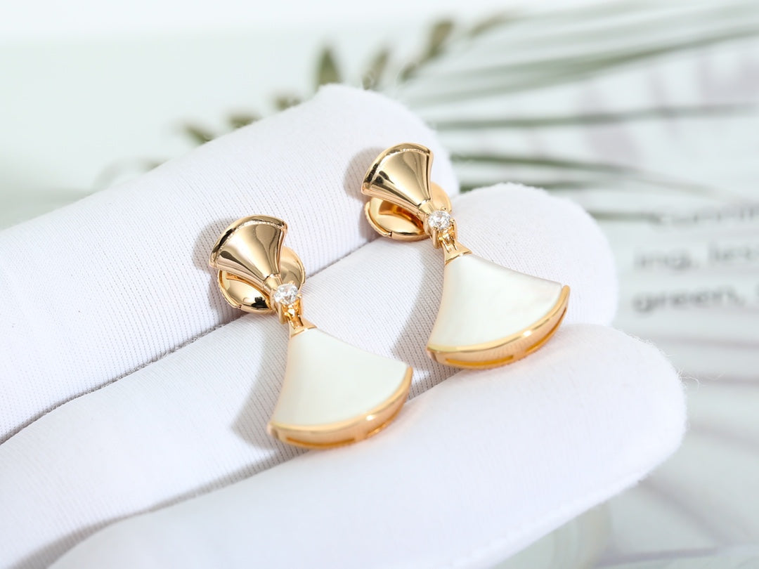 [⭐⭐JeweliWhal]DREAM MOP PINK GOLD EARRINGS