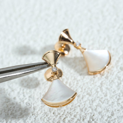 [⭐⭐JeweliWhal]DREAM MOP PINK GOLD EARRINGS