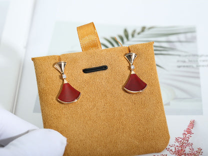 [⭐⭐JeweliWhal]DREAM Carnelian PINK GOLD EARRINGS