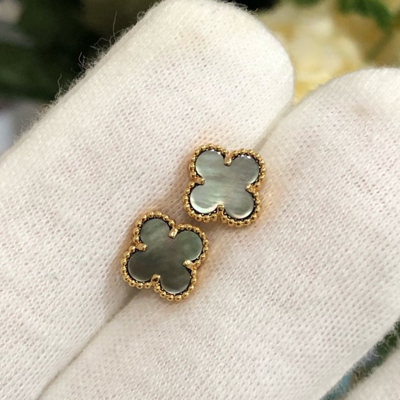 [⭐⭐JeweliWhal]CLOVER MINI GOLD EARRINGS