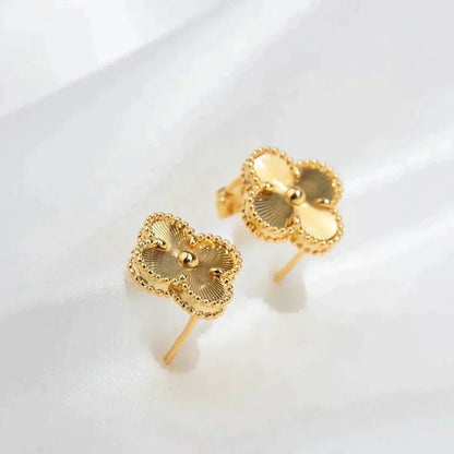 [⭐⭐JeweliWhal]CLOVER MEDIUM 1 MOTIFS LASER EARRINGS