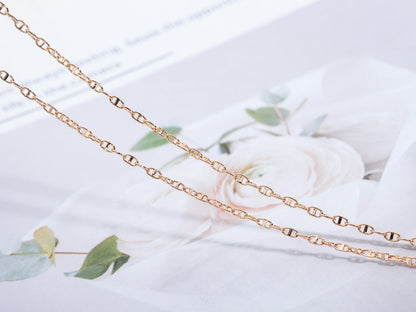 [⭐⭐JeweliWhal]ECHAPPEE NECKLACE PINK GOLD