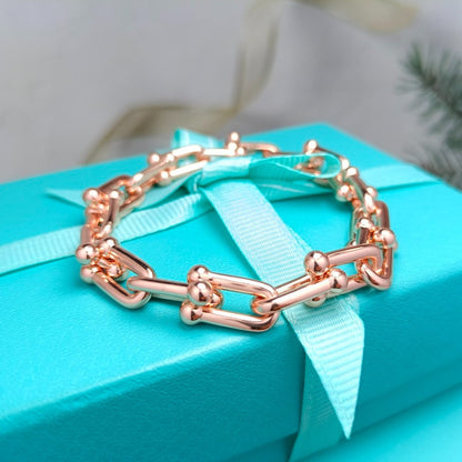 [⭐JeweliWhal]HARDWEAR BRACELET PINK GOLD AND SILVER