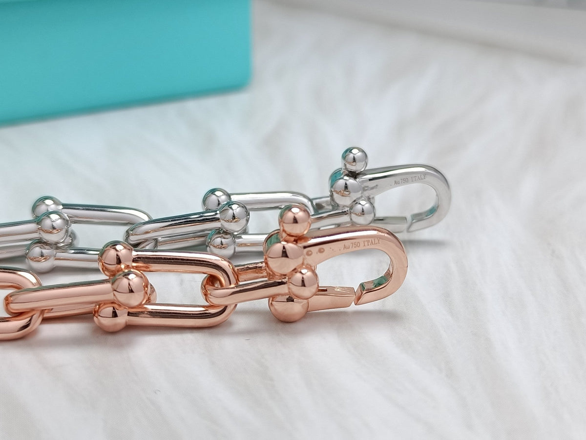 [⭐JeweliWhal]HARDWEAR BRACELET PINK GOLD AND SILVER
