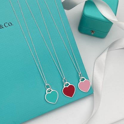 [⭐JeweliWhal]HEART PEDANT SILVER NECKLACE