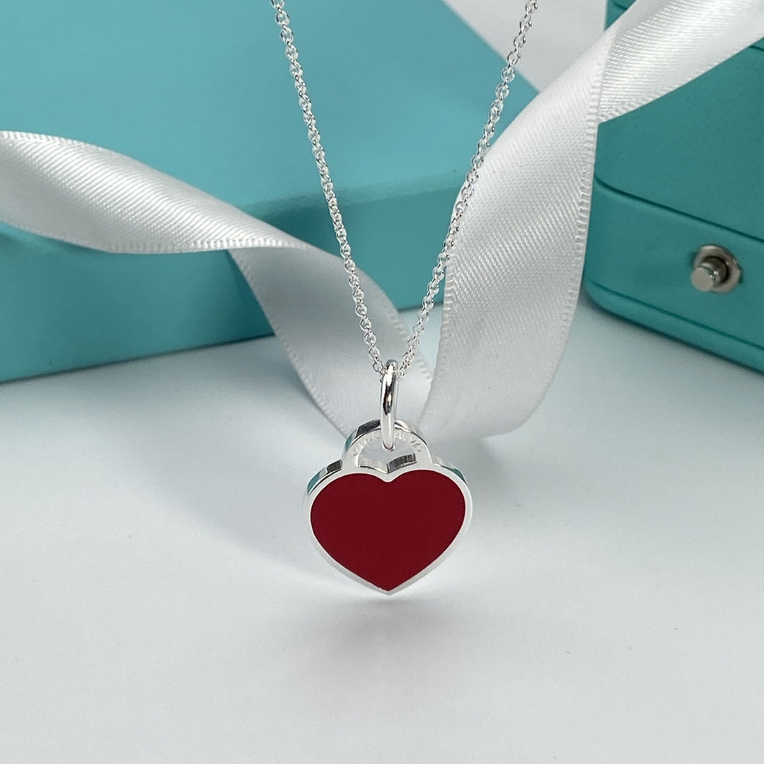 [⭐JeweliWhal]HEART PEDANT SILVER NECKLACE