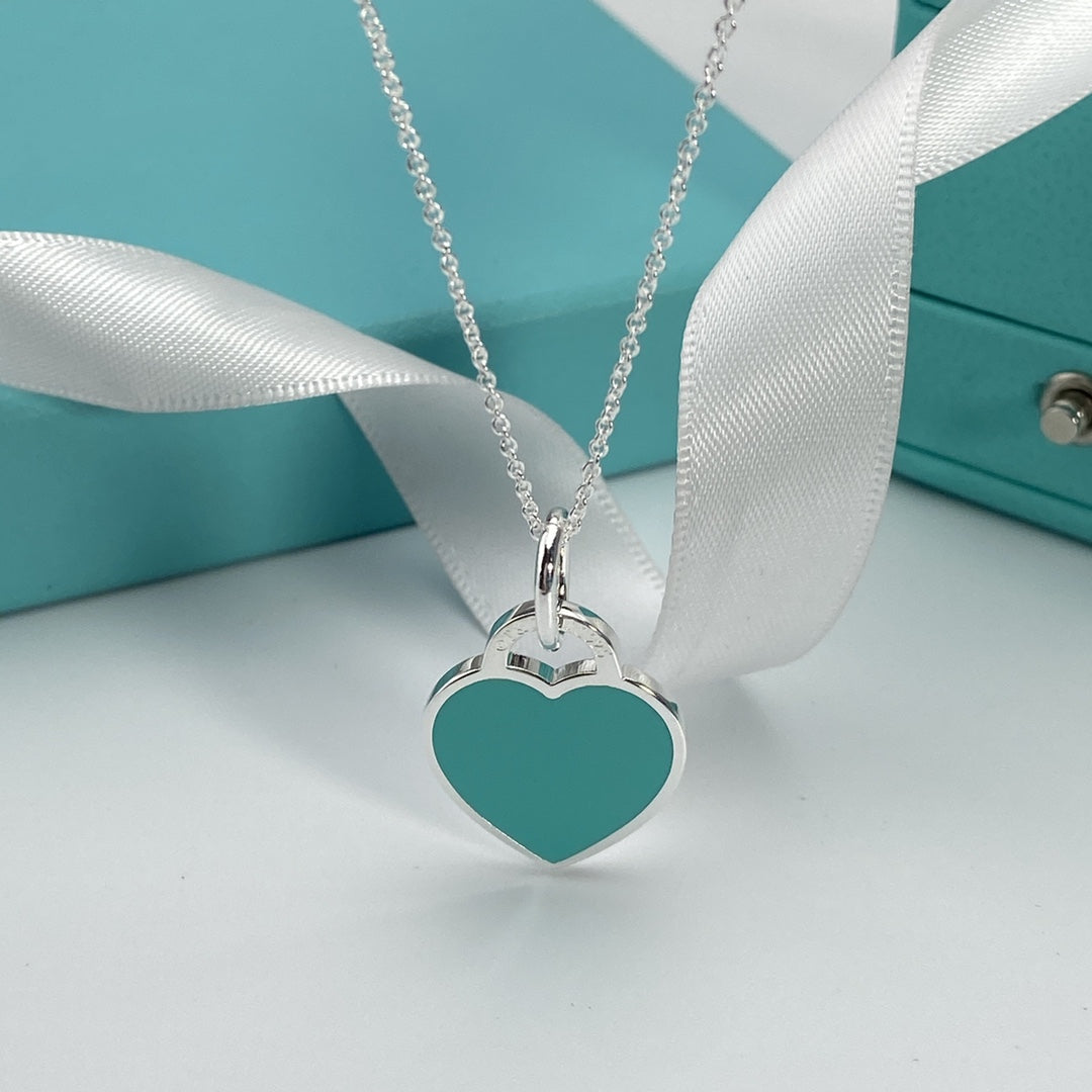 [⭐JeweliWhal]HEART PEDANT SILVER NECKLACE