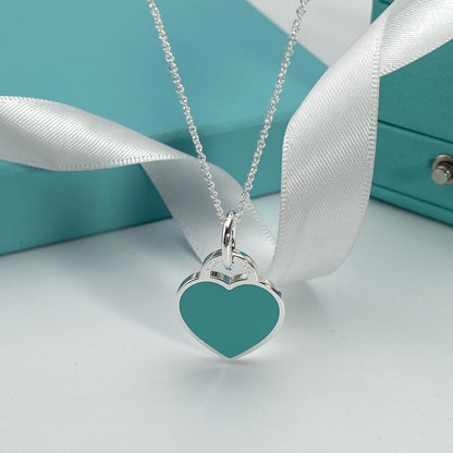 [⭐JeweliWhal]HEART PEDANT SILVER NECKLACE