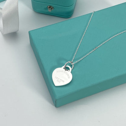 [⭐JeweliWhal]HEART PEDANT SILVER NECKLACE