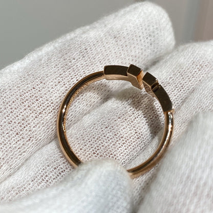 [⭐JeweliWhal] WIRE RING DIAMOND PINK GOLD
