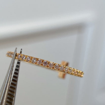 [⭐JeweliWhal]T RING DIAMOND PINK GOLD