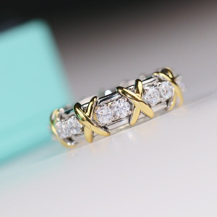 [⭐JeweliWhal]SIXTEEN STONE RING GOLD