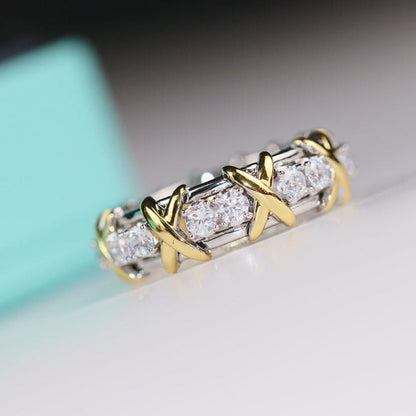 [⭐JeweliWhal]SIXTEEN STONE RING GOLD