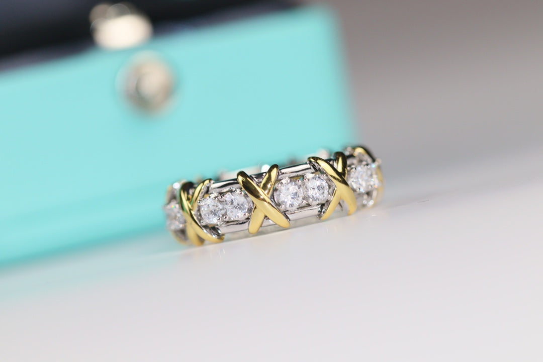 [⭐JeweliWhal]SIXTEEN STONE RING GOLD