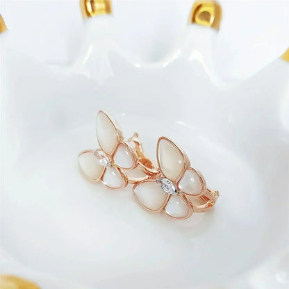 [⭐⭐JeweliWhal]BUTTERFLY MOP DIAMOND EARRINGS
